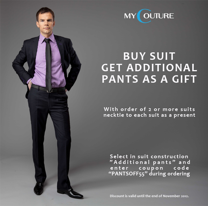 Additional pants for free - Mycouture